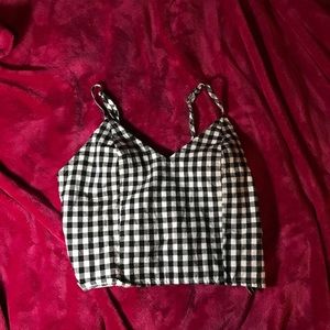 Plaid Crop Top